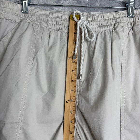 New Torrid Pull On Crop Stretch Poplin Pant Womens Plus Size 2X Antarctica White - Picture 8 of 10